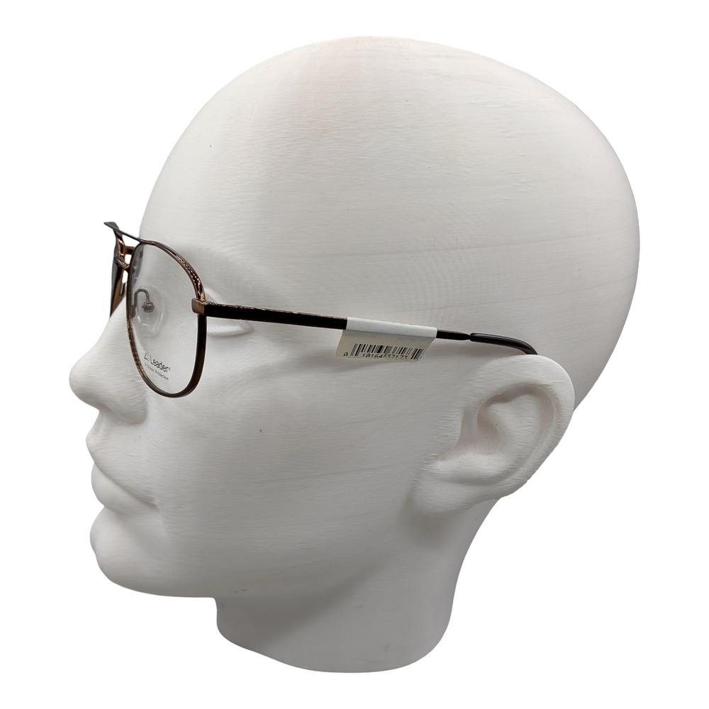 Onguard Leader Og102 Safety Eyeglasses Chocolate Brown Aviator Frame 56-17-140 View 2